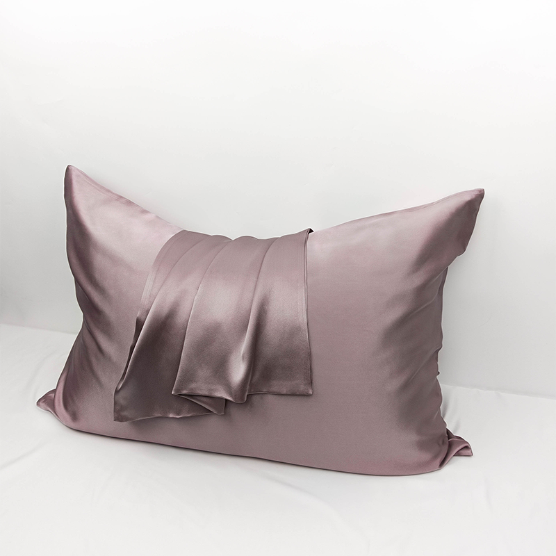 1 Piece 19 Momme 100% Pure Mulberry Silk Pillowcase with Hidden Zipper