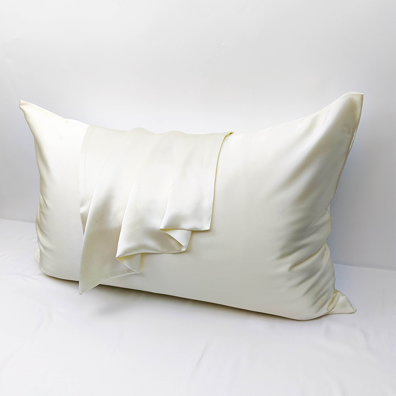 1 Piece 19 Momme 100% Pure Mulberry Silk Pillowcase with Hidden Zipper